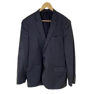 J. Crew Ludlow Tollegno 1900 Wool Navy Blue Single Breasted Blazer 42 Sport Coat